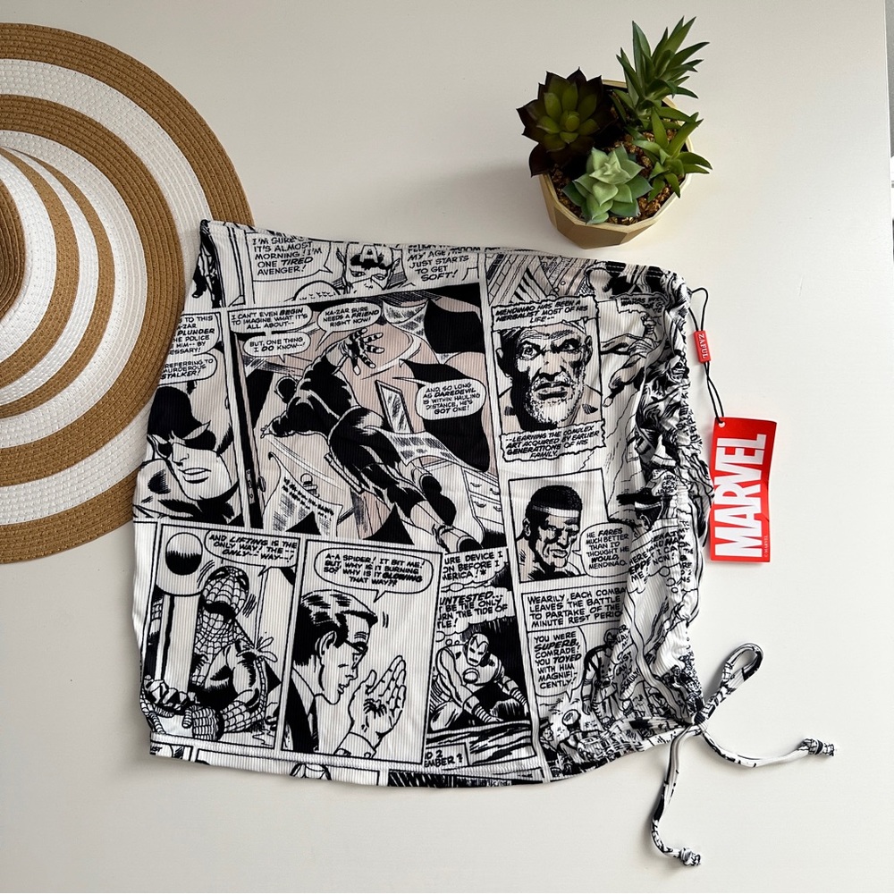 Swimwear Bottom Skirt Cover Up Marvel Large Size